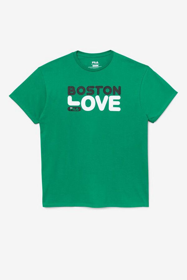 Camisetas Fila Homem Verdes - Fila Boston Love Portugal Online,SHCJ-87409